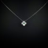 DEVASHRII JEWEL • 廸瓦許輕珠寶 | Lucky Clover diamond 0.23 克拉 幸運四葉草18K祖母綠鑽石項鍊 [白K金]
