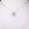 DEVASHRII JEWEL • 廸瓦許輕珠寶 | Luxury Ocean 18K 海水藍寶鑽石項鍊 [白K金]
