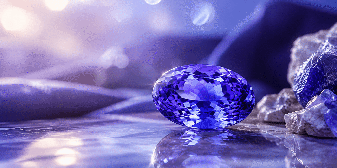 DEVASHRII-JEWEL丹泉⽯Tanzanite-僅產於單⼀地區的夢幻藍紫寶⽯