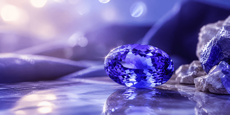 DEVASHRII-JEWEL丹泉⽯Tanzanite-僅產於單⼀地區的夢幻藍紫寶⽯